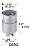 63CR61N - Plugs Locking Devices 50 / 60 Amp image
